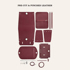 CUCUBIRD Leather Inspired Her Bag Zip Bag DIY Kit  