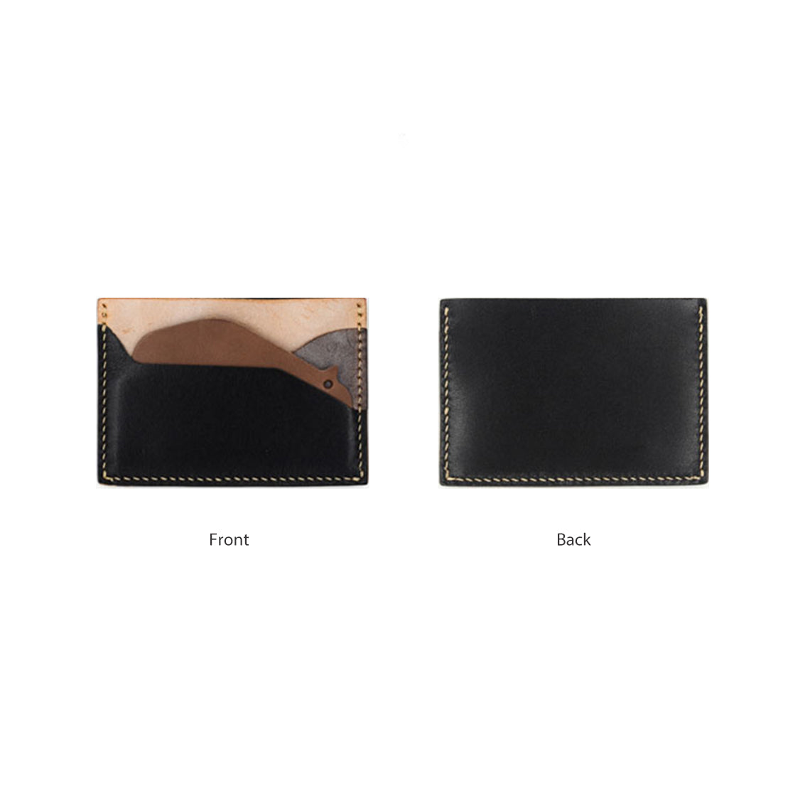 CUCUBIRD Top Grain Leather Hippo Card Holder DIY Kit  