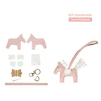 CUCUBIRD Sheep Leather Horse Bag Charm DIY Kit  