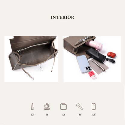 Top Grain Leather Inspired Sellier Kylie Bag DIY Kit - CUCUBIRD