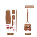 CUCUBIRD Leather Kelly Doll Bag Charm DIY Kit  