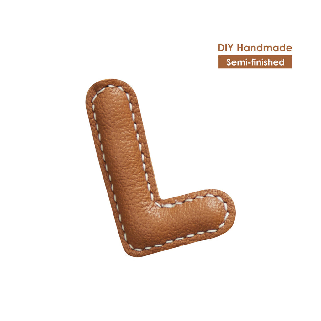 CUCUBIRD Sheep Leather Initials Keychain DIY Kit  