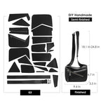 CUCUBIRD Leather Men Puzzle Crossbody Shoulder Bag DIY Kit  