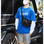 CUCUBIRD Leather Men Puzzle Crossbody Shoulder Bag DIY Kit  