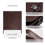 CUCUBIRD Leather Men Messenger Satchel Bag DIY Kit  