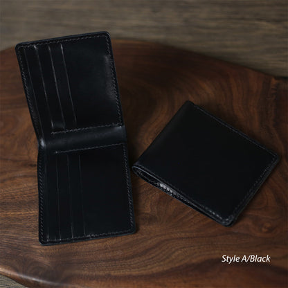 Full Grain Leather Slim Wallet DIY Kit - CUCUBIRD