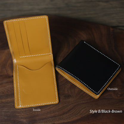 Full Grain Leather Slim Wallet DIY Kit - CUCUBIRD