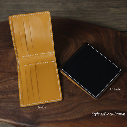 Full Grain Leather Slim Wallet DIY Kit - CUCUBIRD