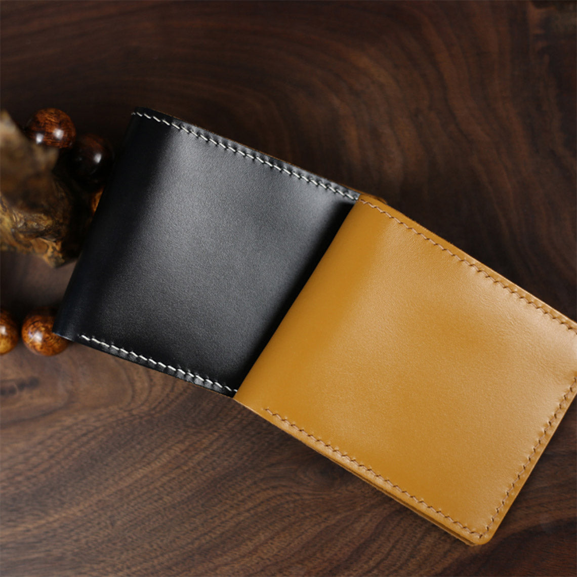 Full Grain Leather Slim Wallet DIY Kit - CUCUBIRD