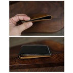 CUCUBIRD Full Grain Leather Slim Wallet DIY Kit  