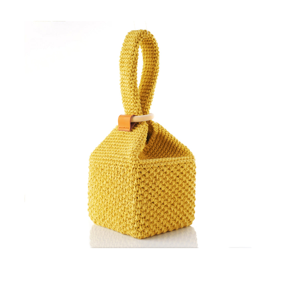 CUCUBIRD Crochet Milk Box Bag DIY Kit Maize 
