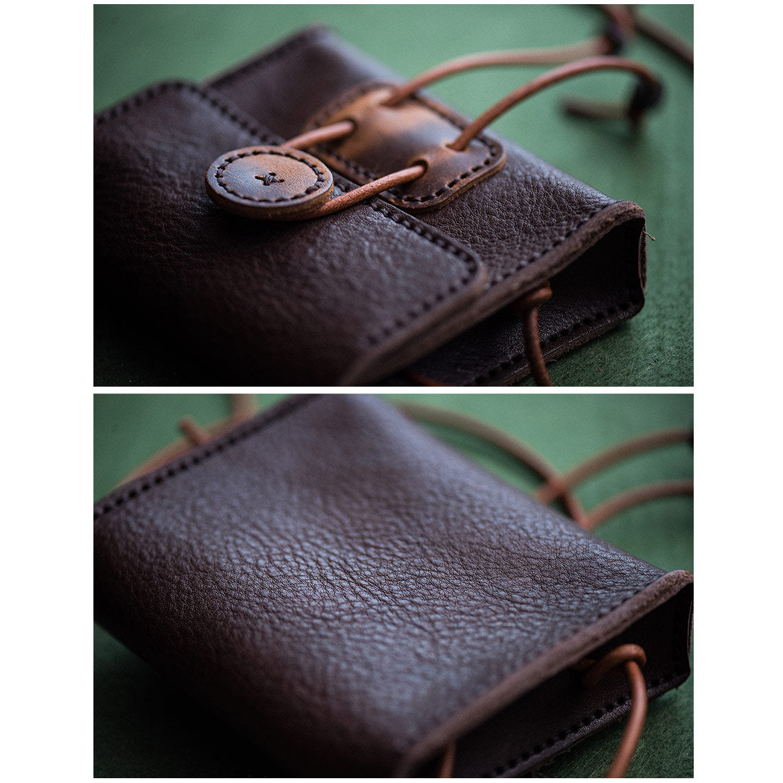 CUCUBIRD Full Grain Leather Mini Square Bag DIY Kit  