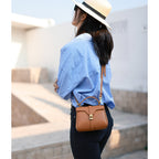 CUCUBIRD Leather Top Handle Mini Tote Bag DIY Kit  