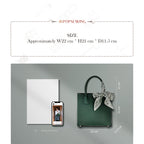 CUCUBIRD Top Grain Leather Mini Tote Handbag DIY Kit  