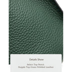 CUCUBIRD Top Grain Leather Mini Tote Handbag DIY Kit  