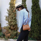 CUCUBIRD Leather Top Handle Mini Tote Bag DIY Kit  