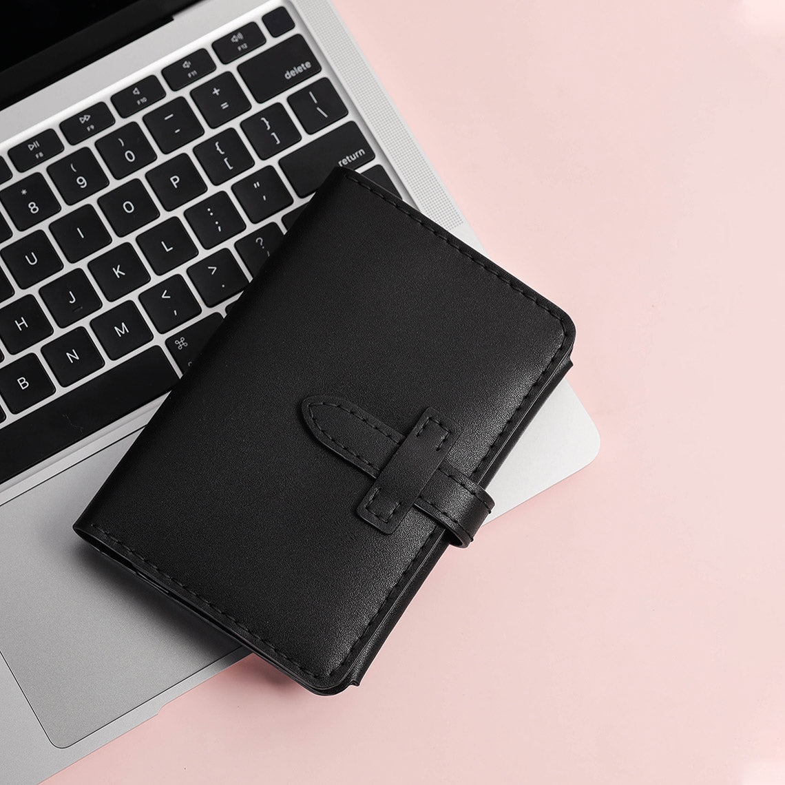CUCUBIRD Leather Passport Wallet DIY Kit Black 