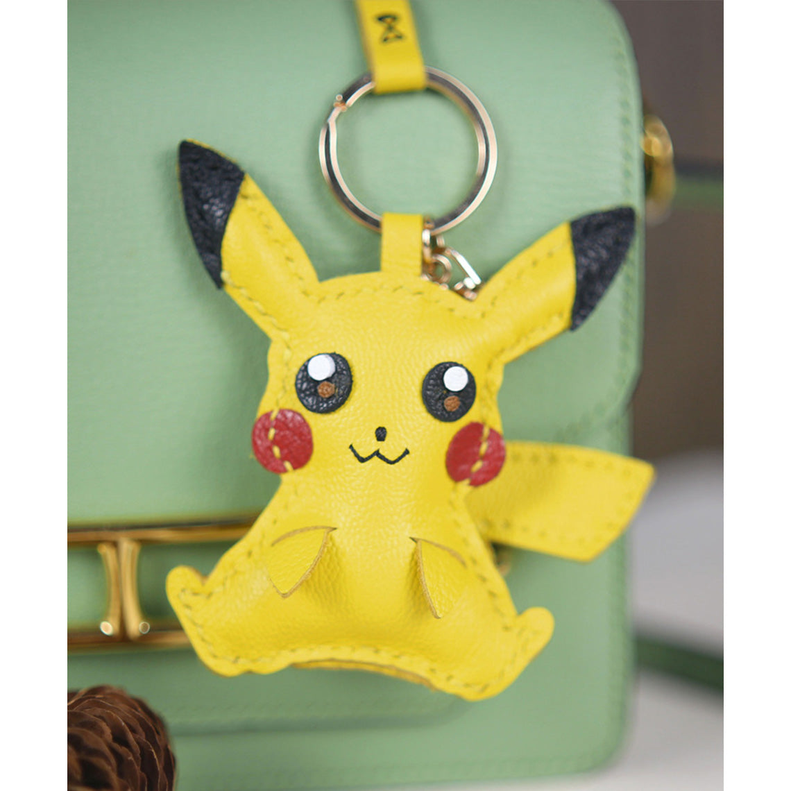 CUCUBIRD Leather Pokemon Keychain DIY Kit  