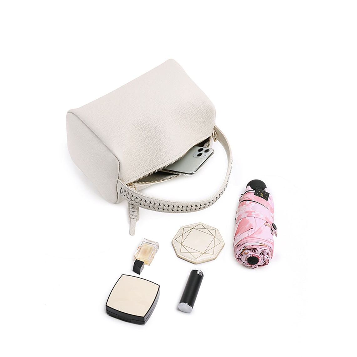 CUCUBIRD Top Grain Leather Design Pillow Bag DIY Kit  