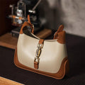 CUCUBIRD Leather Jackie Shoulder Bag DIY Kit Brown & Beige 