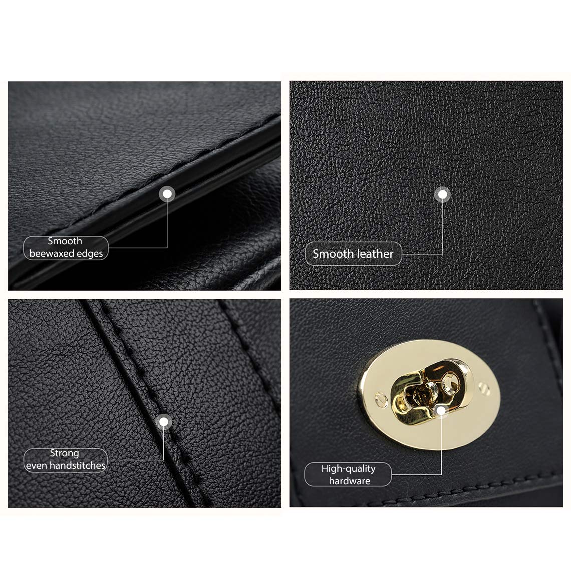 CUCUBIRD Leather Women Work Tote Bag DIY Kit  