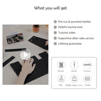 CUCUBIRD Leather Women Work Tote Bag DIY Kit  