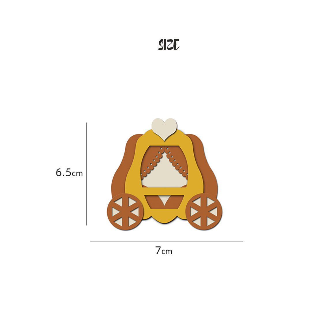 CUCUBIRD Sheep Leather Pumpkin Carriage Bag Charm DIY Kit  