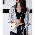 CUCUBIRD Top Grain Leather Small Quilted Chain Bag DIY Kit  