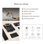 CUCUBIRD Top Grain Leather Small Quilted Chain Bag DIY Kit  