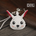 CUCUBIRD Sheep Leather Gavin the Rabbit Charm DIY Kit  