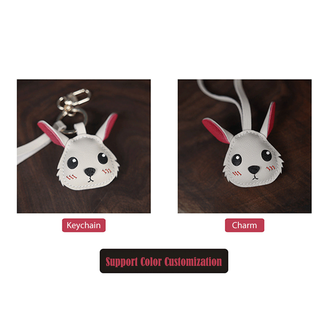 Sheep Leather Gavin the Rabbit Charm DIY Kit - CUCUBIRD