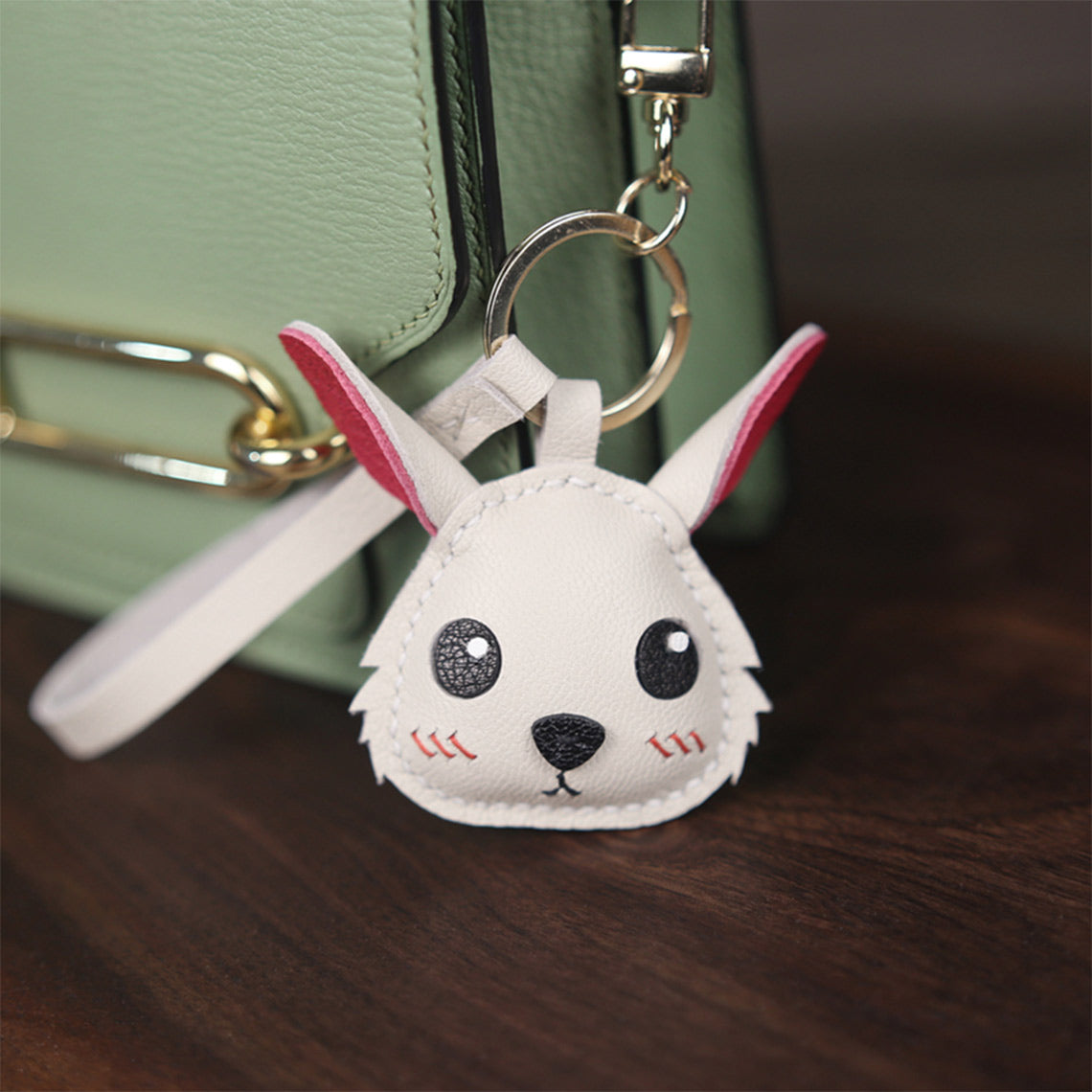 Sheep Leather Gavin the Rabbit Charm DIY Kit - CUCUBIRD