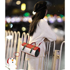 CUCUBIRD Leather Cylinder Satchel Top Handle Bag DIY Kit  