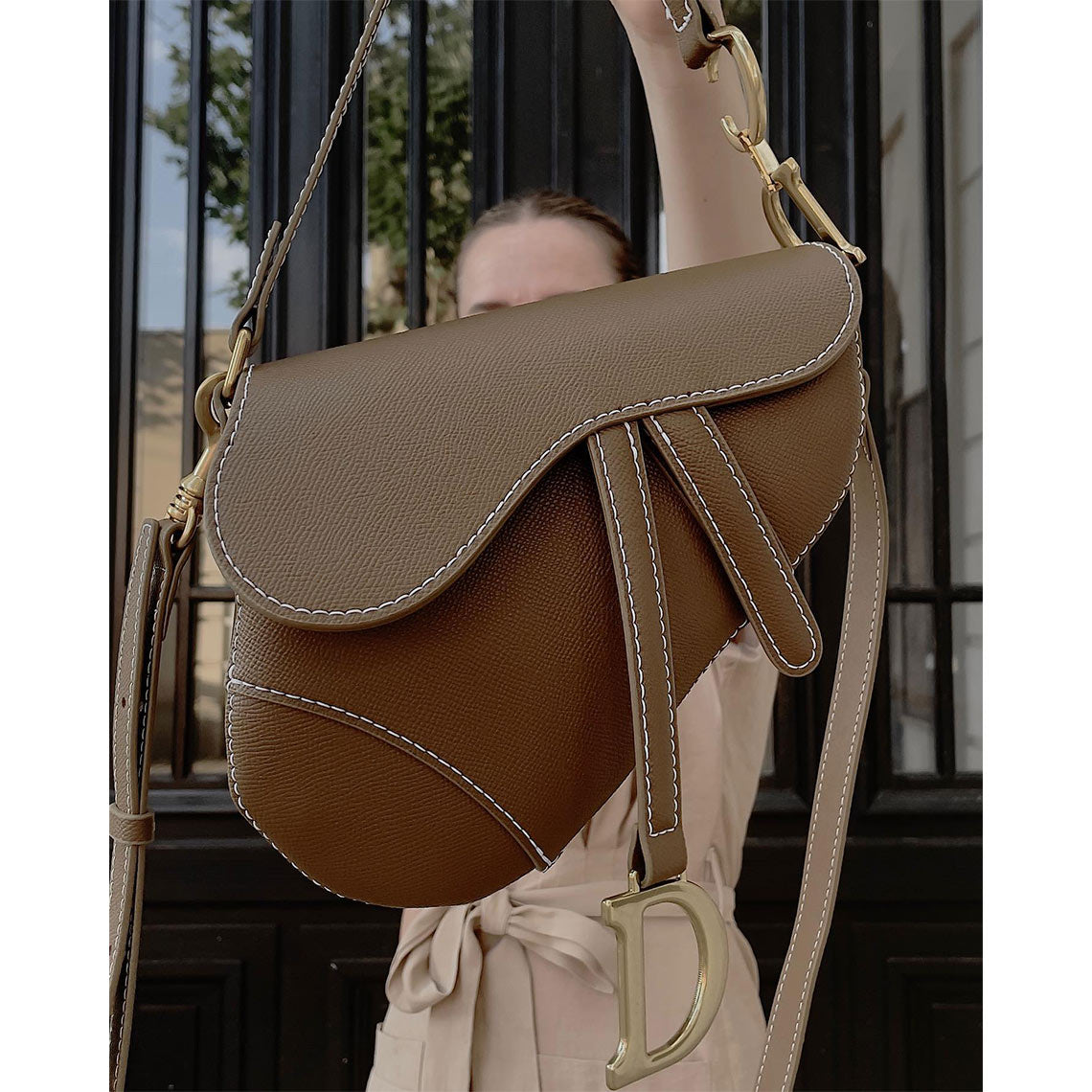 Lady Leather Crossbody Saddle Bag DIY Kit - CUCUBIRD