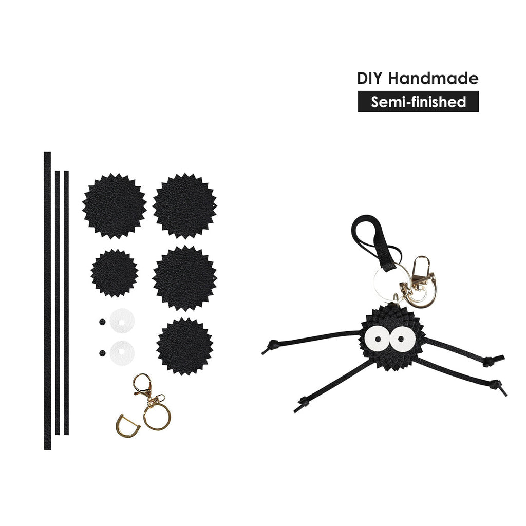 CUCUBIRD Sheep Leather Scoot Sprites Keychain DIY Kit Keychain 