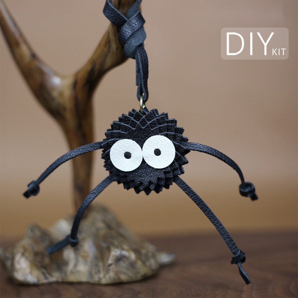 CUCUBIRD Sheep Leather Scoot Sprites Keychain DIY Kit  