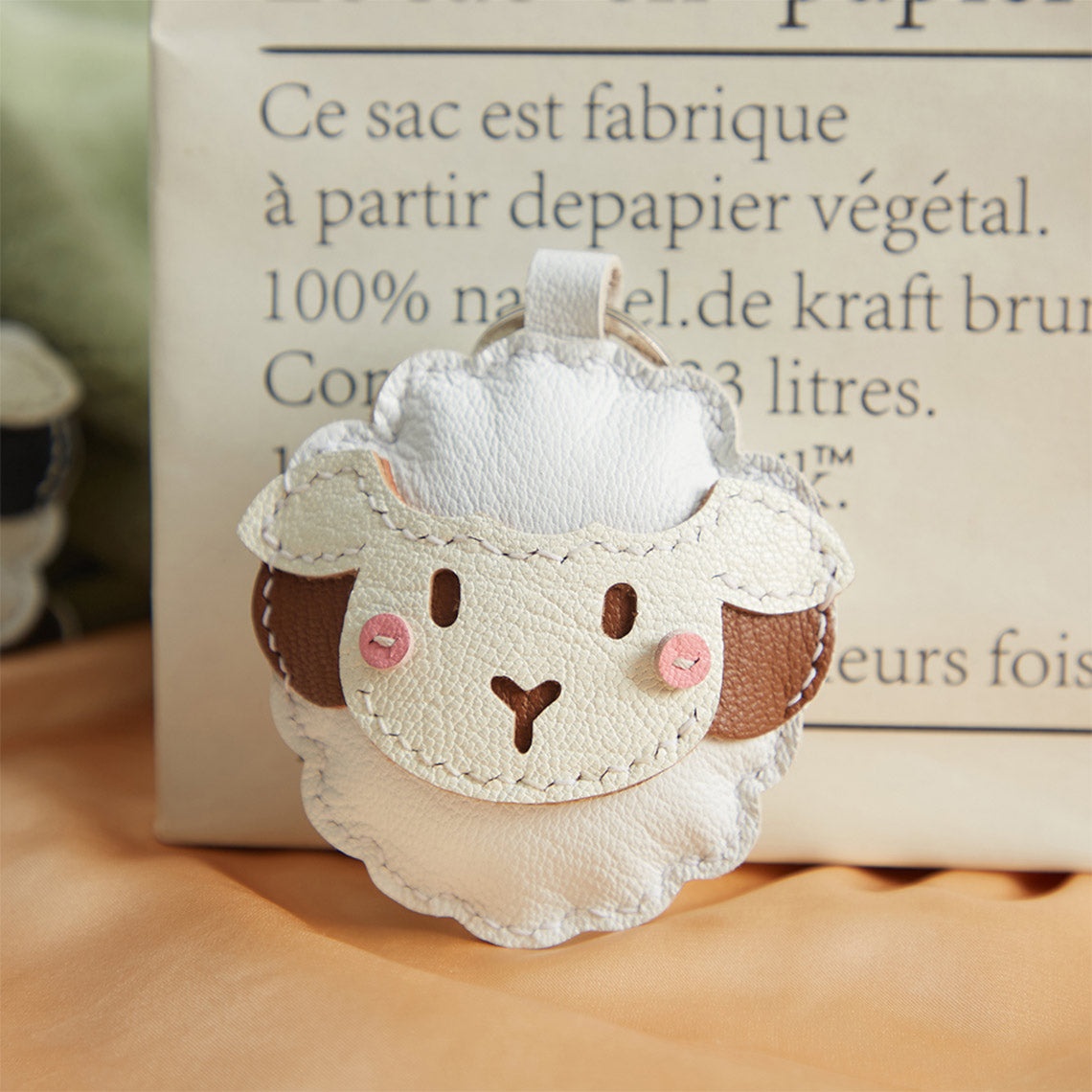 Sheep Leather Sheep Keychain DIY Kit - CUCUBIRD