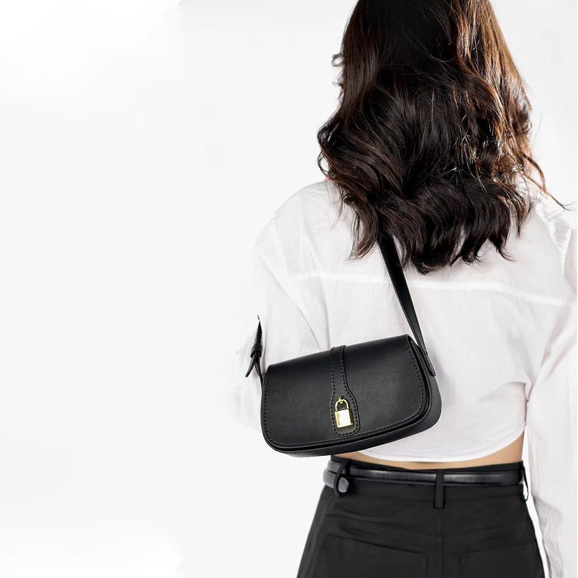 CUCUBIRD Leather Lady Lock Shoulder Bag DIY Kit  