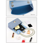 CUCUBIRD Leather Denim Small Chain Bag DIY Kits  