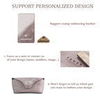 CUCUBIRD Full Grain Leather Eyeglasses Case DIY Kit  