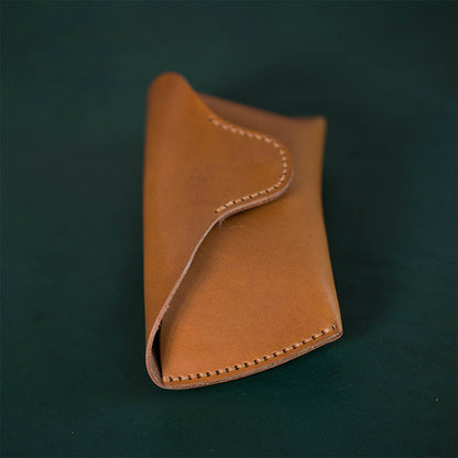 Full Grain Leather Eyeglasses Case DIY Kit - CUCUBIRD