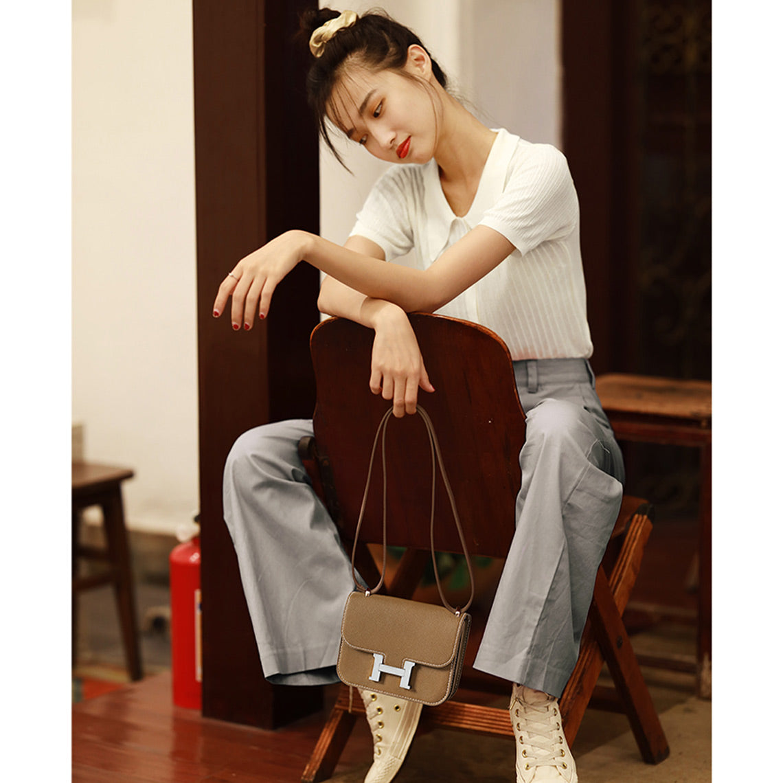 CUCUBIRD Leather Square Tofu Crossbody Constance Bag DIY Kit  