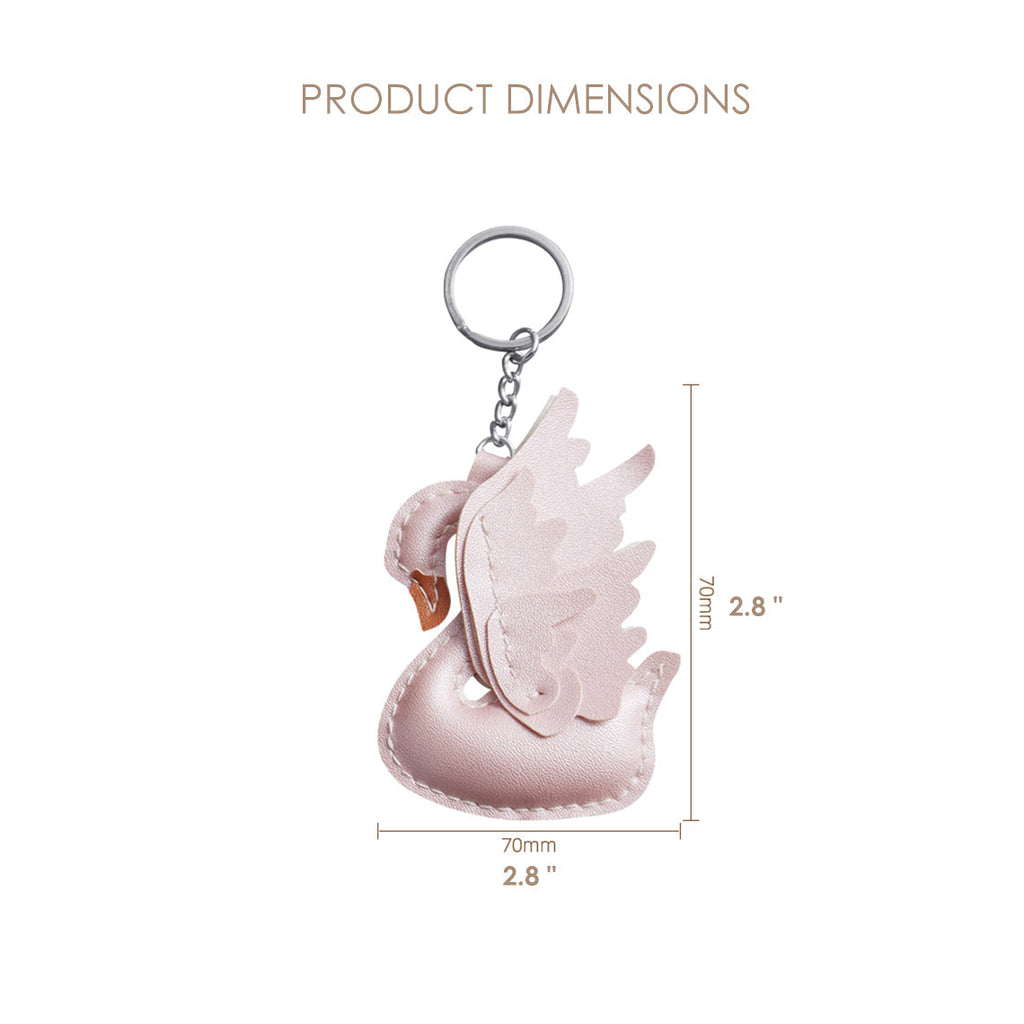 CUCUBIRD Leather Swan Bag Charm DIY Kit  