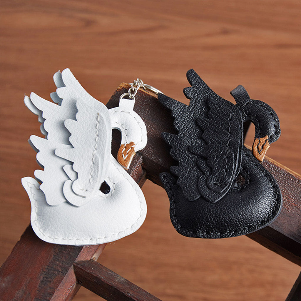 CUCUBIRD Leather Swan Bag Charm DIY Kit  