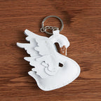 CUCUBIRD Leather Swan Bag Charm DIY Kit Lambskin / White 