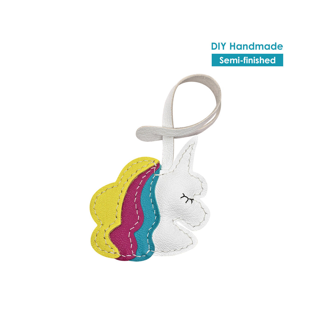 CUCUBIRD Leather Unicorn Bag Charm DIY Kit  
