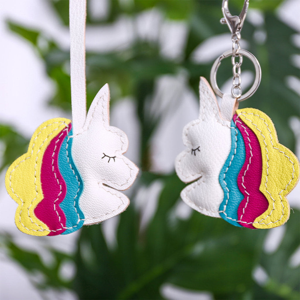 CUCUBIRD Leather Unicorn Bag Charm DIY Kit  