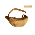 CUCUBIRD Nubuck Leather Fanny Pack Bum Bag DIY Kit  