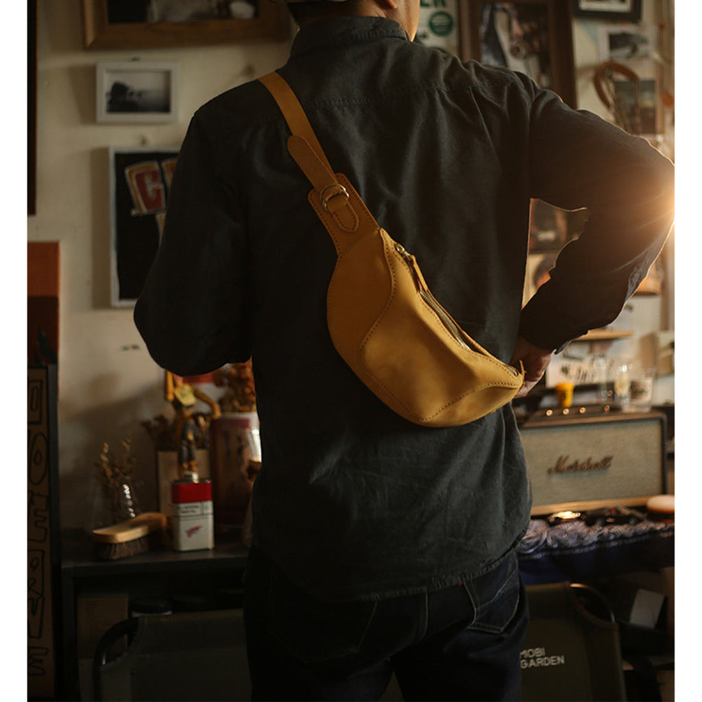 CUCUBIRD Nubuck Leather Fanny Pack Bum Bag DIY Kit  