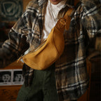 CUCUBIRD Nubuck Leather Fanny Pack Bum Bag DIY Kit  